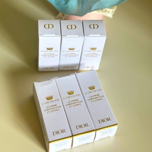 NEW Dior 6xL'Or de Vie La Crème Contour Yeux et Lèvres 3ML- Eye & Lip Anti-Aging - Picture 4 of 6